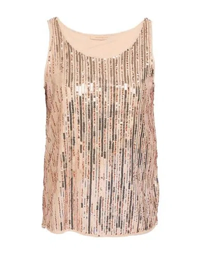 Pennyblack Woman Top Blush Size 8 Polyester, Elastane In Pink