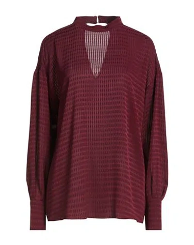 Pennyblack Woman Top Burgundy Size 8 Polyester In Red