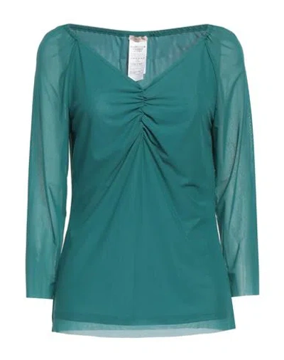 Pennyblack Woman Top Emerald Green Size 8 Polyamide, Elastane