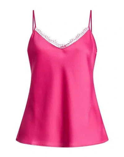 Pennyblack Woman Top Fuchsia Size 10 Polyester In Pink