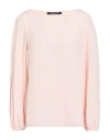 Pennyblack Woman Top Light Pink Size 14 Acetate, Silk In Pink