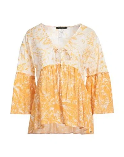 Pennyblack Woman Top Marigold Size 8 Cotton In Yellow