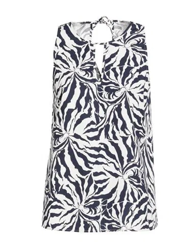 Pennyblack Woman Top Midnight Blue Size 10 Cotton