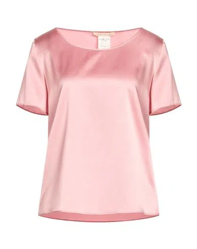 Pennyblack Woman Top Pink Size 10 Silk, Elastane