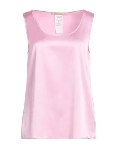 Pennyblack Woman Top Pink Size 8 Silk, Elastane