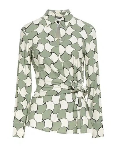 Pennyblack Woman Top Sage Green Size 2 Viscose