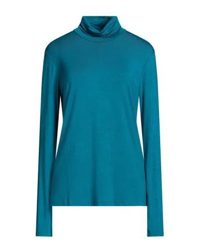 Pennyblack Woman T-shirt Deep Teal Size L Viscose, Elastane In Green