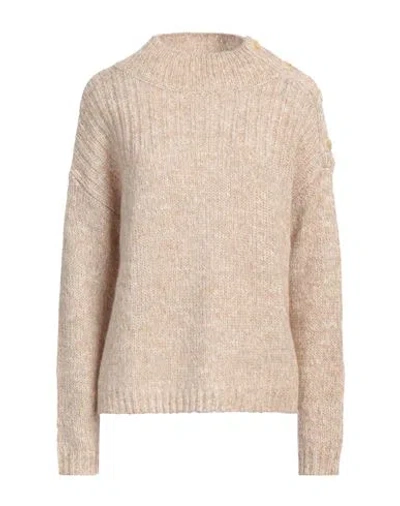 Pennyblack Woman Sweater Sand Size L Acrylic, Polyamide, Mohair Wool, Wool, Metallic Fiber In Beige