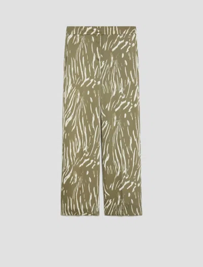 Pennyblack Women's Double Satin Trousers Green In Multi