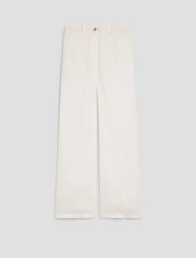 Pennyblack Women's Pure Linen Pants White In Neutral