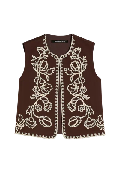 Pennyblack Women's Vest  Pbbapogee In Brown