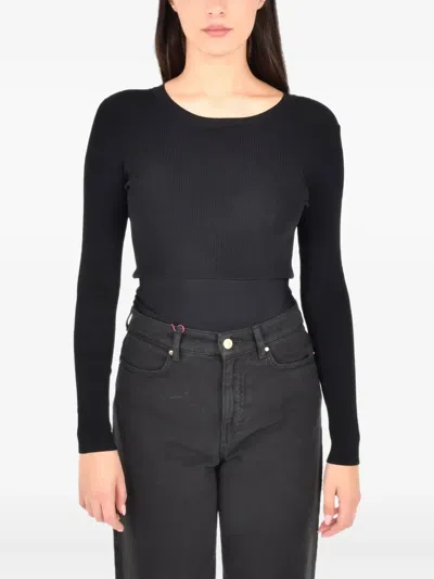Pennyblack Zarina Long-sleeve Top In Black