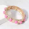 Pennyline Inc Women's Eternity Statement Bangle In Pink In Pink