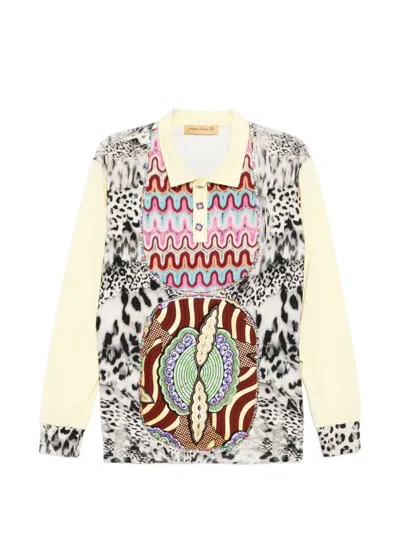 Penultimate Leopard-print Polo Top In Neutral