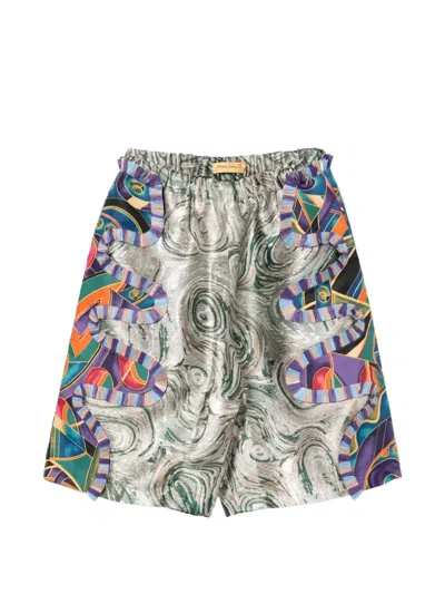 Penultimate Printed Shorts In Multi