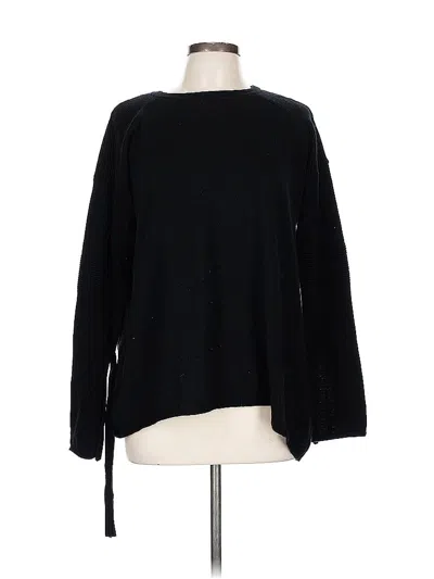 Pre-owned Peony & Me Pullover Sweater In Black
