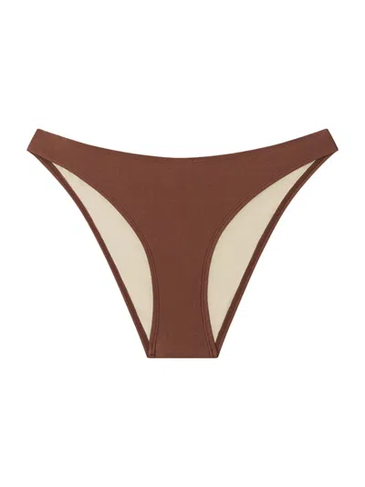 Peony Women's Classic Bikini Bottoms In Brown