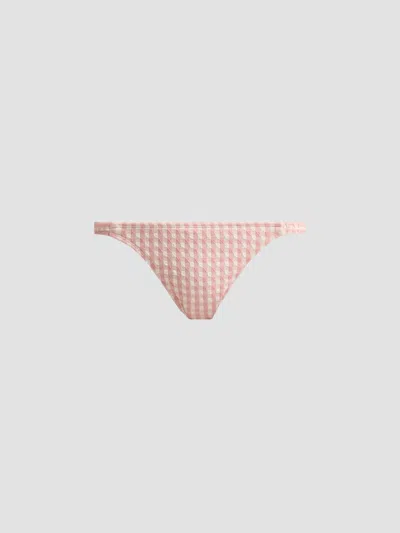 Peony Women's Enamour Holiday Bikini Bottom In Blush Gingham
