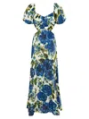 PEONY WOMEN'S FOREVER FLORAL CUT-OUT MAXI DRESS