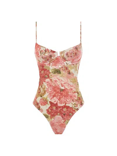 Peony Women's Tapestry Quintessential Floral One-piece Swimsuit In Multi