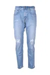 People Blue Denim Jeans In Blue