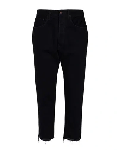 People (+)  Man Jeans Black Size 31 Cotton