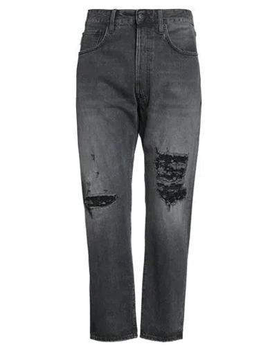 People (+)  Man Jeans Black Size 35 Cotton