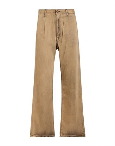 People (+)  Man Jeans Camel Size 32 Cotton In Brown