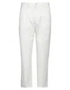 People (+)  Man Pants Beige Size 34 Cotton
