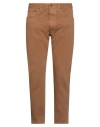 People (+)  Man Pants Camel Size 32 Cotton In Beige