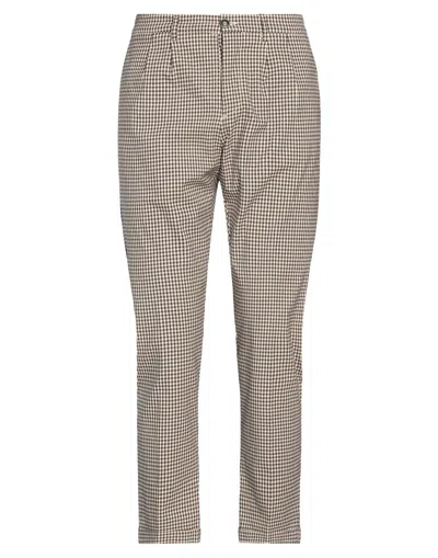 People (+)  Man Pants Light Brown Size 30 Cotton, Polyamide, Elastane In Beige