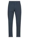 People (+)  Man Pants Midnight Blue Size 34 Cotton, Elastane
