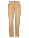 People (+)  Man Pants Sand Size 32 Cotton, Elastane In Beige
