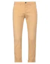 People (+)  Man Pants Sand Size 38 Cotton, Elastane In Orange