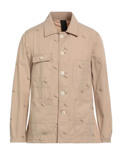 People (+)  Man Shirt Sand Size 40 Cotton In Beige
