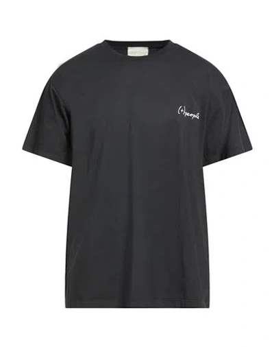 People (+)  Man T-shirt Black Size Xl Cotton