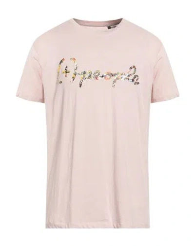 People (+)  Man T-shirt Light Pink Size Xl Organic Cotton