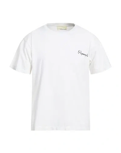People (+)  Man T-shirt White Size Xl Cotton