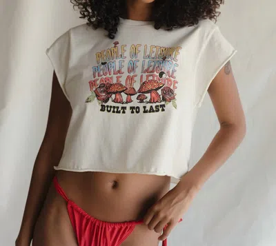 People Of Leisure Built To Last Tee In White