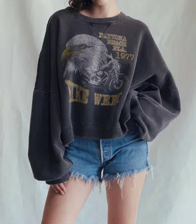 People Of Leisure Daytona Sweatshirt In Vintage Black