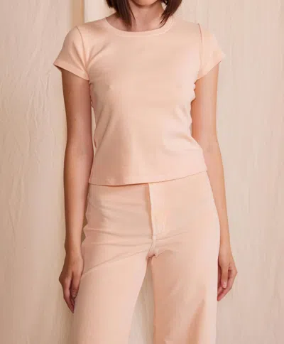 People Of Leisure Easy Baby Tee In Pink