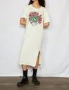 People Of Leisure Grateful Dead Bear Maxi Dress In Light Yellow