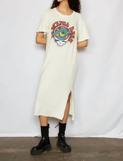 People Of Leisure Grateful Dead Bear Maxi Dress In Light Yellow
