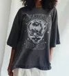 People Of Leisure Grateful Dead Shakedown Street Oversized Tee In Vintage Black