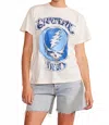 People Of Leisure Grateful Dead Stella Blue Tee In White In White