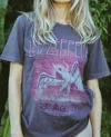 People Of Leisure Led Zeppelin Sunkissed Timeless Tee In Vintage Black