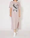 People Of Leisure Led Zeppelin Vintage Lavender Dress In Lavender Gray