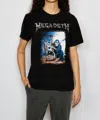 People Of Leisure Megadeth Hourglass Tee In Black