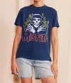 People Of Leisure Misfits Crimson Ghost Tee In Navy