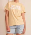 People Of Leisure My Love Is A Cowboy T-shirt In Yellow